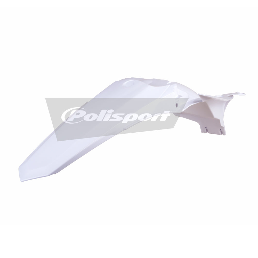 Polisport Plastic White Rear Fender For Yamaha YZ 450F 2014-2017 Motocross Enduro